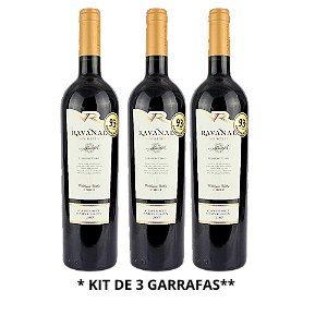 KIT C/3 GARRAFAS - RAVANAL GRAN RESERVA CABERNET 750 ML