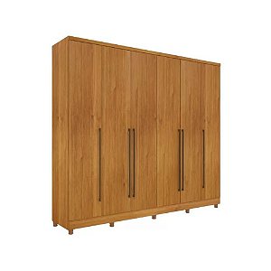 Guarda Roupa Casal 6 Portas 8 Gavetas Sevilla Tcil Cinamomo/Off White