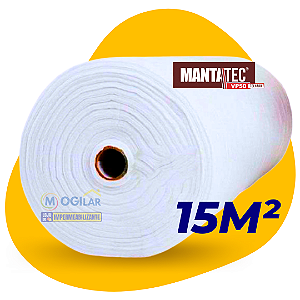 15m² Manta Mantatec Vp50 Impermeabilizante p/ Telhados Lajes Telhas