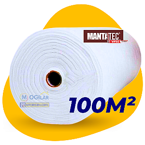 100m² Manta Mantatec Vp50 Impermeabilizante p/ Telhados Lajes Telhas