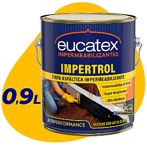 Tinta Impermeabilizante Asfáltica Impertrol 0,9l - Eucatex