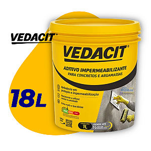 Aditivo Impermeabilizante para Concreto e Argamassa Galão 18L - Vedacit