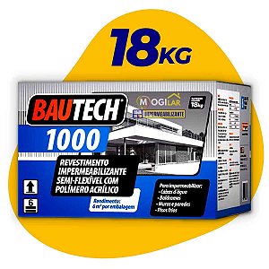 Argamassa Polimérica Bautech 1000 - Impermeabilizante 18kg