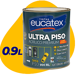 Tinta Acrílica Semiacetinado Premium Eucatex Ultra Piso 0,9l - Eucatex