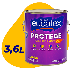 Tinta Eucatex Protege 3,6l Fosca - Acrílica Premium Lavável