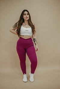 Legging Cós Alto, Bolso Lateral
