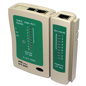 Testador de Cabo de Rede RJ45 RJ11