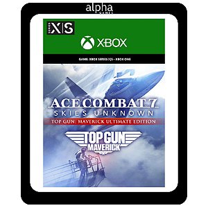 ACE COMBAT 7 SKIES UNKNOWN TOP GUN Maverick Edition Xbox One Xbox Series X|S Mídia Digital