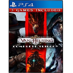 As incríveis aventuras de Van Helsing trilogia completa - Ps4 - Mídia Digital