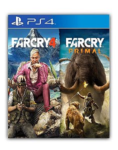 Bundle Far Cry 4 + Far Cry Primal PS4 Mídia Digital