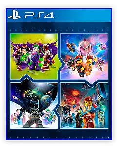 Conjunto de Jogos LEGO PS4 Mídia Digital