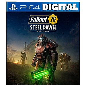 Fallout 76 Aurora de Aço – Edição Deluxe - Ps4 - Mídia Digital