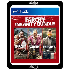 Far Cry Insanity Bundle Far Cry - Pacote Insanidade PS4 Mídia Digital