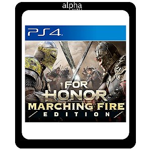 For Honor Marching Fire Edition - Ps4 - Mídia Digital