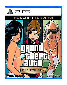 Gta - Grand Theft Auto: The Trilogy The Definitive Edition PS5 Mídia Digital