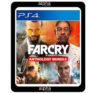 Jogo Far Cry: Pacote Antologia Ps4 Mídia Digital