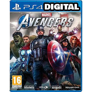 Marvels Avengers - PS4 - Vingadores - Mídia Digital