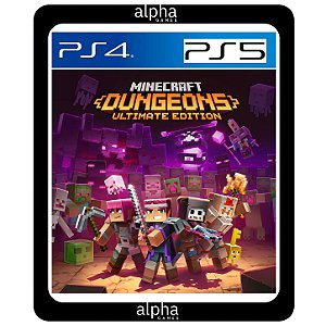 Minecraft Dungeons: Edição Ultimate Ps4 Mídia Digital