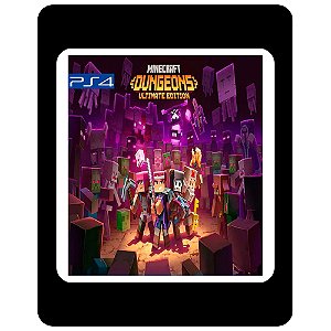 Minecraft Dungeons: Edição Ultimate Ps4 Mídia Digital