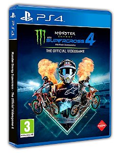 Monster Energy Supercross - The Official Videogame 4 PS4 Mídia Digital