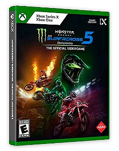 Monster Energy Supercross The Official Videogame 5 Xbox One e Serie Mídia Digital