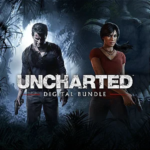 Pacote digital com UNCHARTED 4: A Thief's End e UNCHARTED: The Lost Legacy PS4 Mídia Digital