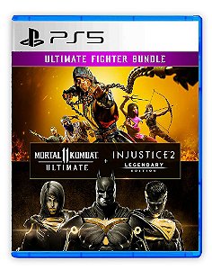 Pacote Mortal Kombat 11 Ultimate + Injustice 2 Ed. Lendária PS5 Mídia Digital