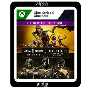 Pacote Mortal Kombat 11 Ultimate + Injustice 2 Ed. Lendária Xbox One Mídia Digital