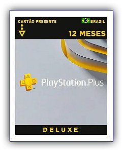 PlayStation Plus Deluxe 12 Meses PS4 - PS5 Mídia Digital