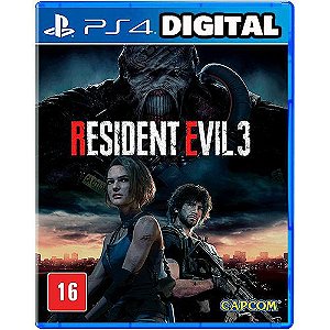 Resident Evil 3 Remake - PS4 - Mídia Digital