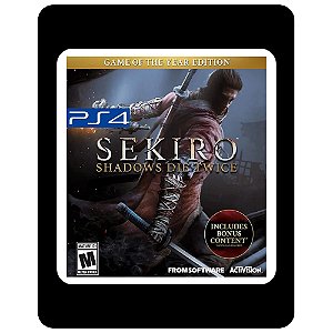 Sekiro Shadows Die Twice Edição Jogo do Ano Ps4 Mídia Digital