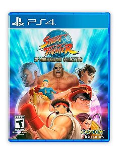 Street Fighter 30th: Coleção de Aniversário PS4 Mídia Digital