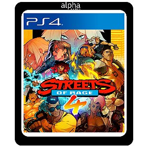 Streets Of Rage 4 Ps4 Mídia Digital