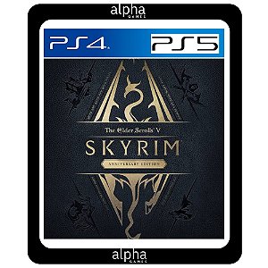 The Elder Scrolls V: Skyrim Anniversary Edition PS4 PS5 Mídia Digital