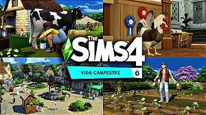 The Sims 4 Vida Campestre PS4 Mídia Digital