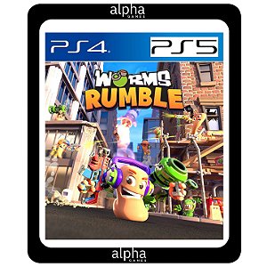 Worms Rumble Ps4 - Ps5 - Mídia Digital