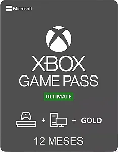 Xbox Game Pass Ultimate 12 Meses Código 25 Dígitos