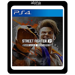 Street Fighter 6 Deluxe Edition ps4 mídia digital