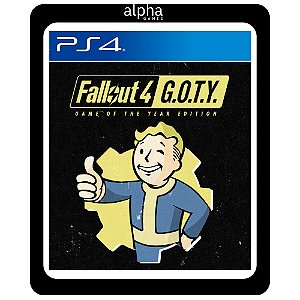Fallout 4: Game of the Year Edition ps4 mídia digital