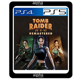 Tomb Raider 4 5 6 Remastered PS5 Mídia Digital