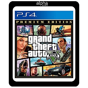 Gta 5 - PS4 - Mídia Digital Edição Premium