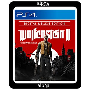Wolfenstein II The New Colossus Deluxe PS4 Mídia Digital