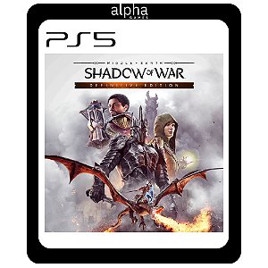 Terra média Sombras da Guerra Edição Definitiva Ps5 Mídia Digital