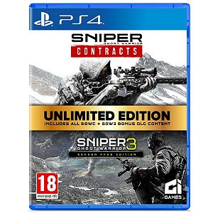 Sniper Ghost Warrior Contracts & SGW3 Unlimited Edition PS4 Mídia Digital