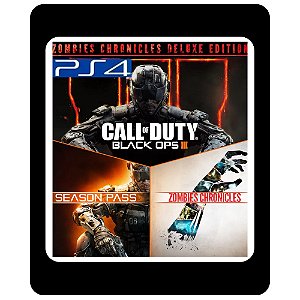 Call of Duty Black Ops III Zombies Chronicles Deluxe PS4 Mídia Digital