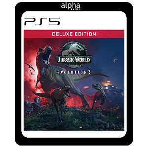 Jurassic World Evolution 3 Deluxe Ps5 Mídia Digital