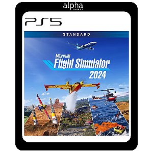 Microsoft Flight Simulator 2024 PS5 Mídia Digital