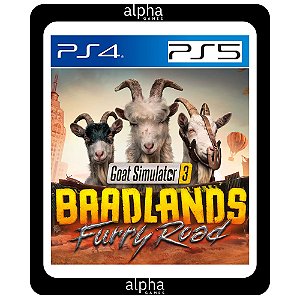 Goat Simulator 3 Baadlands: Furry Road PS4 e PS5 MÍDIA DIGITAL