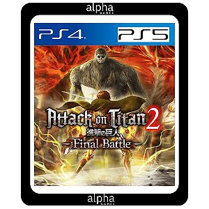 Attack on Titan 2: Final Battle PS4 e PS5 MÍDIA DIGITAL