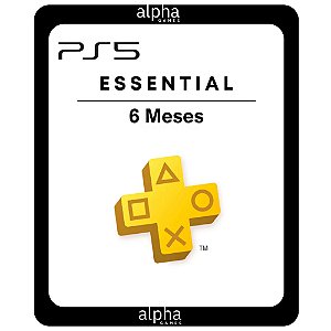 Plus 6 Meses ps5 Essencial Mídia Digital